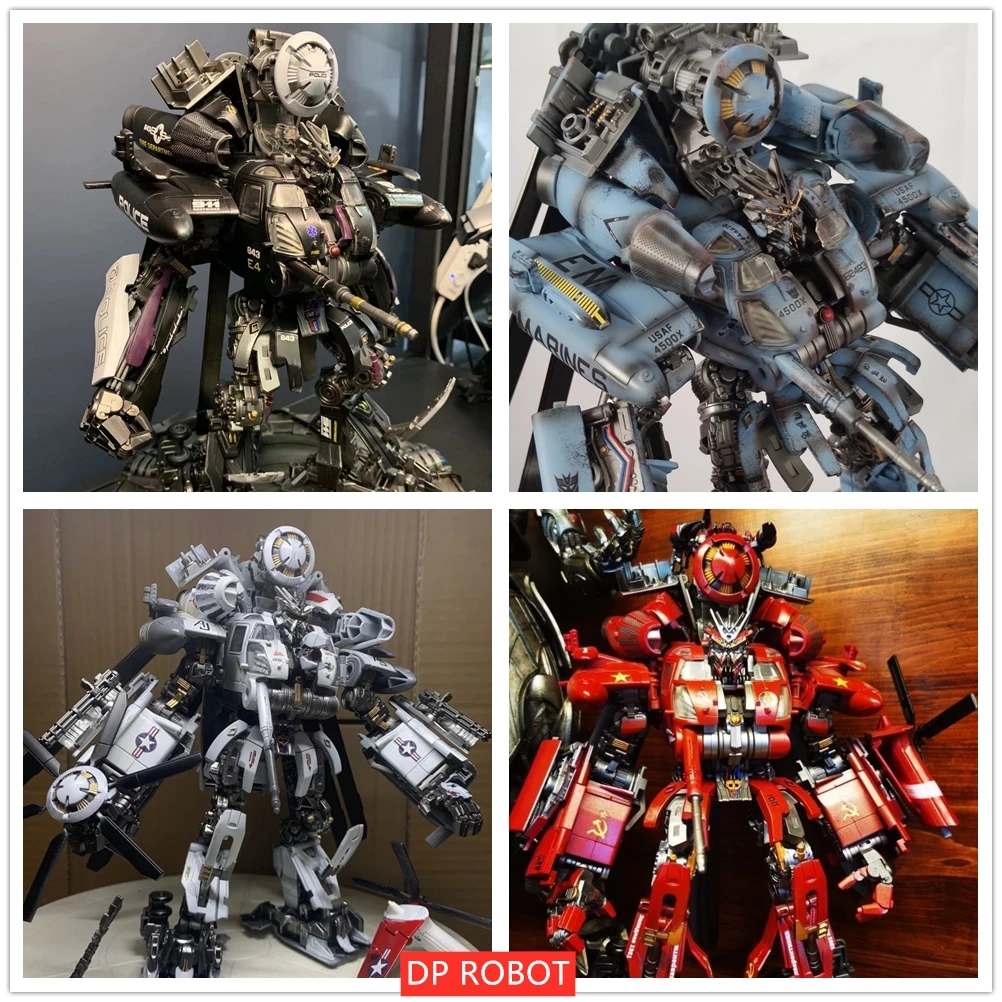 WJ Transformation Vertigo Helicopter Blackout DIY Hand Painted Repaint M05 Oversized KO SS08 Hide Shadow B SET Action Figure