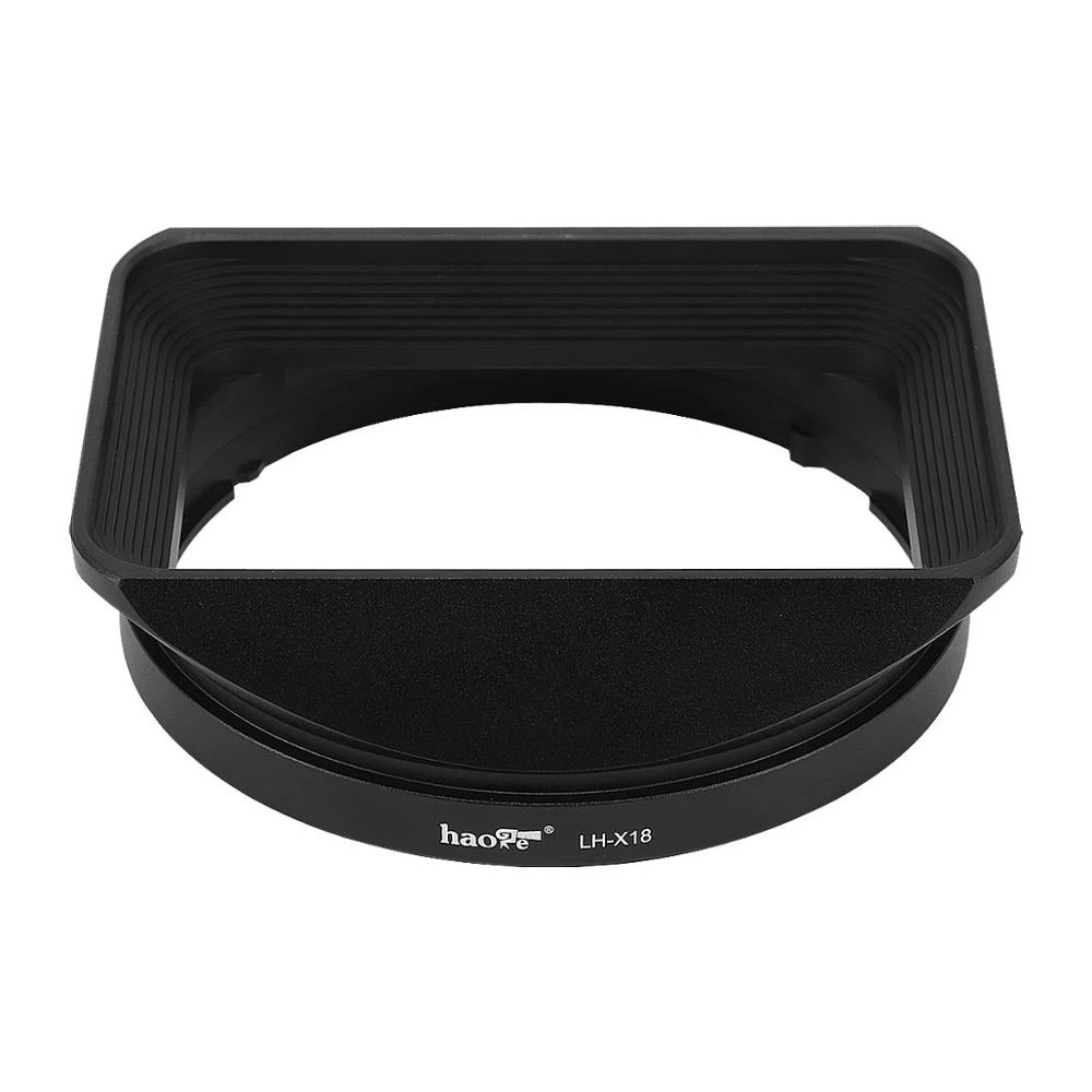 Imagem -04 - Haoge-quadrado Metal Lens Hood com Tampa Lh-x18 Fujifilm Fuji Fujinon Xf1680 mm f4 xf 1690 mm f4 r Ois wr