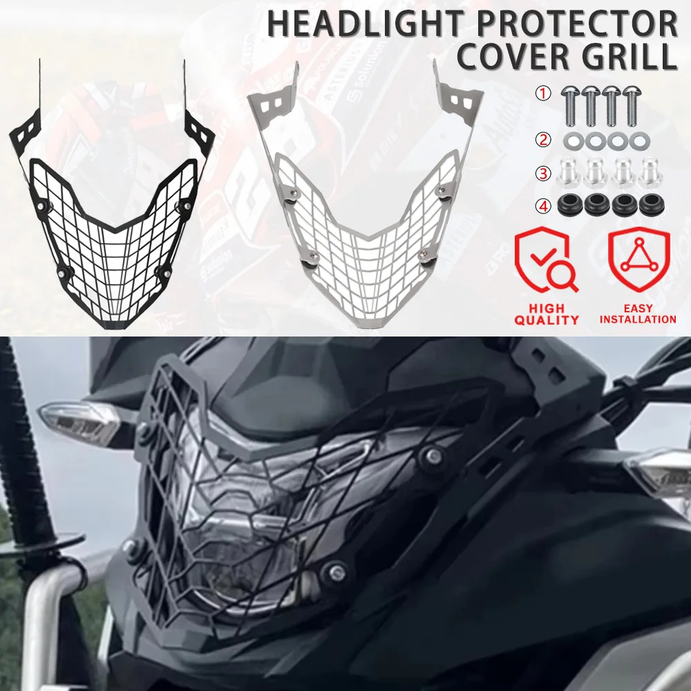 

For Honda CB400X CB500X CB 400X 500X 2020 2021 2022 Headlight Protector Cover Grill Motorcycle Head Lamp Light Grille Guard
