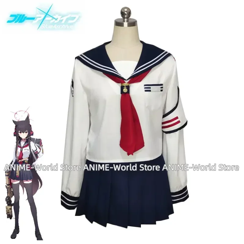 

Yukino Cosplay Costume Game Blue Archive Fox Team Cosplay Dress Sailor Suit Halloween Party Uniforms Anime Clothing Custom Made