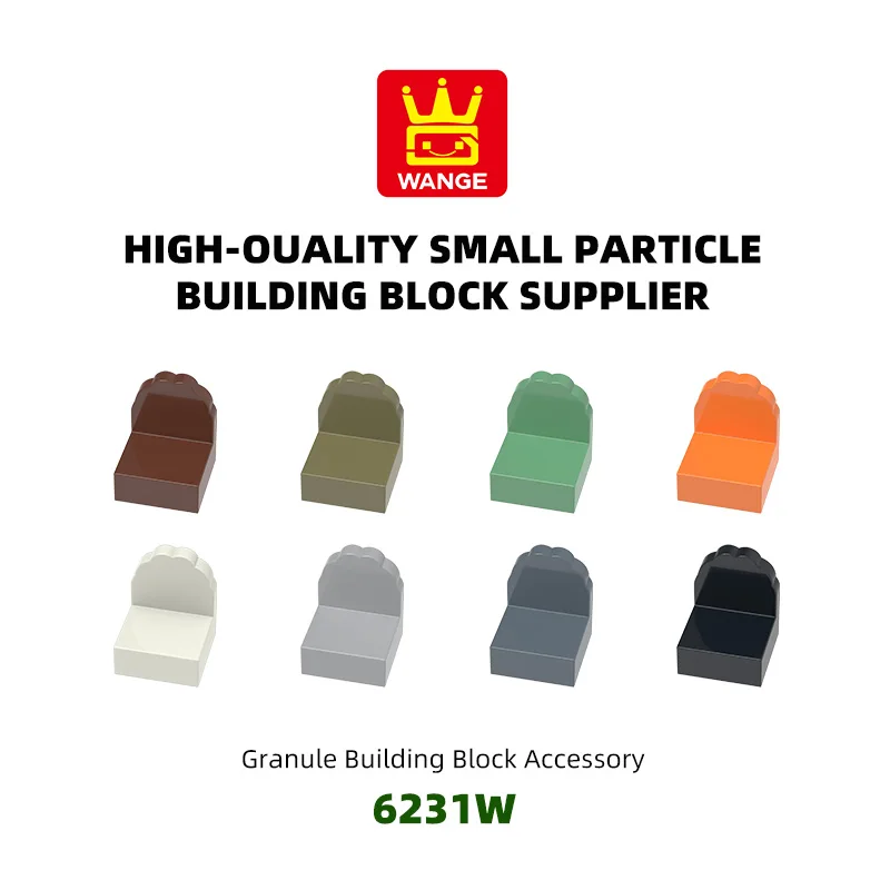 

WANGE 451 шт./лот 6231 Вт секторный короткий стул с 1 отверстием блок Moc цветные аксессуары, совместимые с кирпичом DIY детская игрушка в сборе