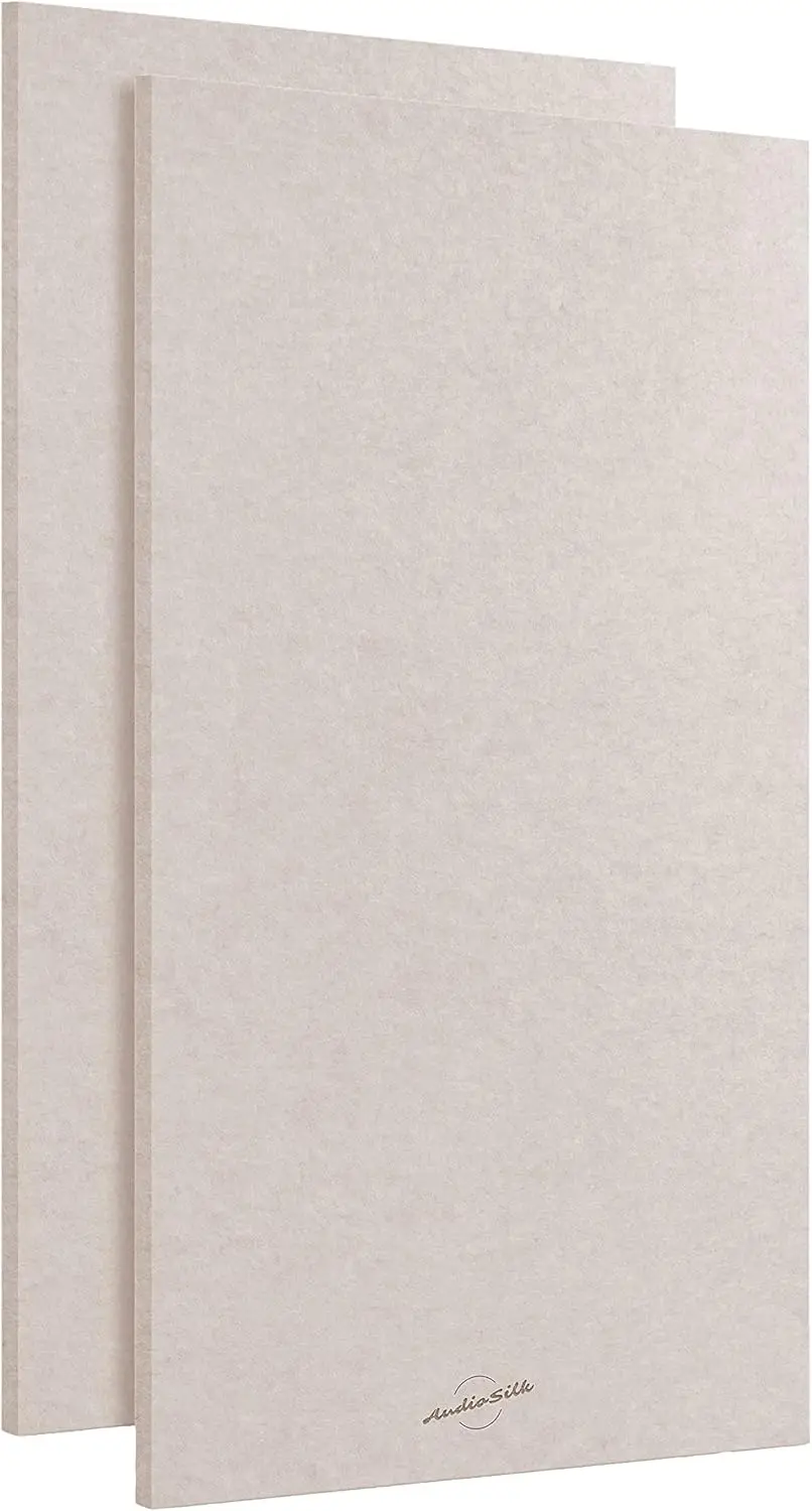 Acoustic Panels, 2 Pack Large 46" x 23", Natural Soundproofing Foam for Home Studio Office