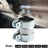 1.77 2 2.17 2.36 2.5 Inch Exhaust Clamp V Band Motorcycle Car Pipe Stainless Steel System Systems Car Engines Engine Accessories
