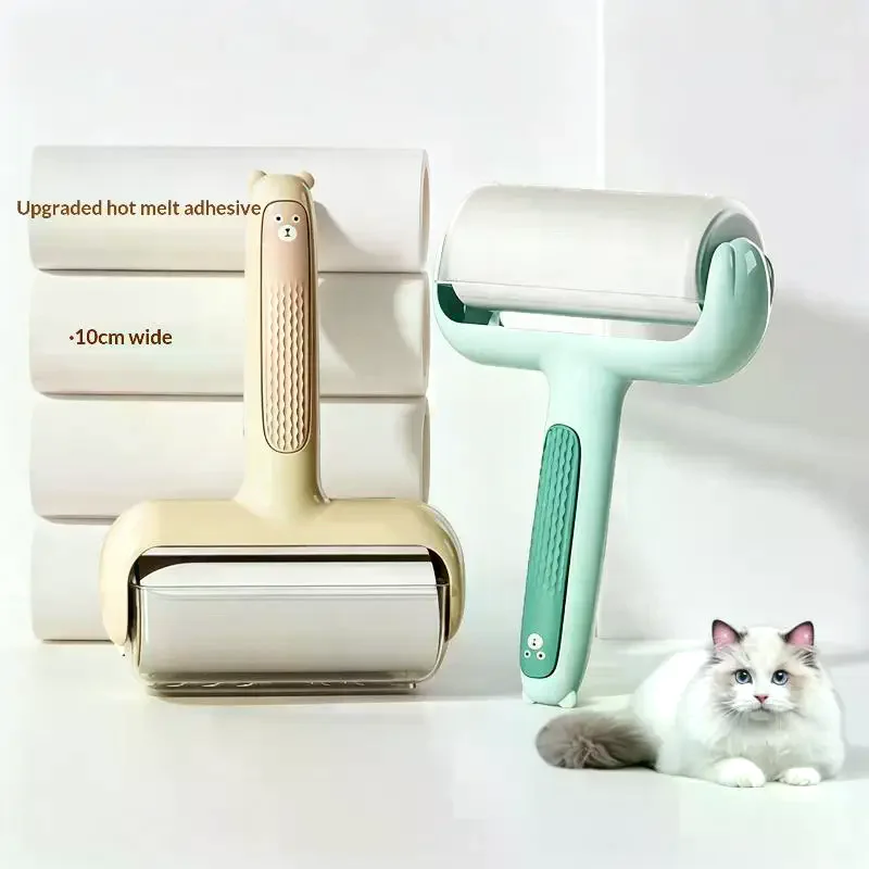 Pet Hair Lint Roller Extra Strong Stickiness 10cm Widened Removes Cat Dog Fur From Clothes Carpet Car