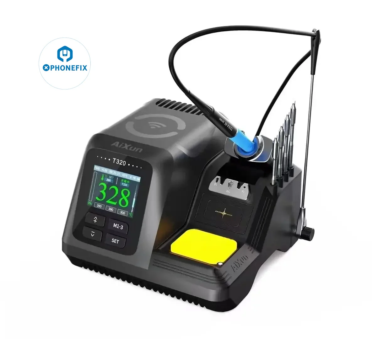 

AIXUN T320 Soldering Station 200W 2S Heating Solder Paste T245 C210 Soldering Handle Tip For Mobile Phone Repair Welding Machine