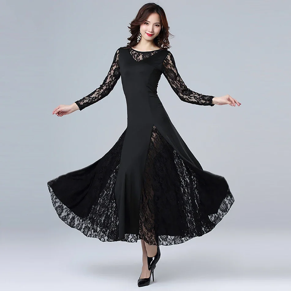 

Modern Dance Costumes Long Skirt Wearing Outfit for Adult Women Stage Performance Dancing Suit Costume Practice Clothes