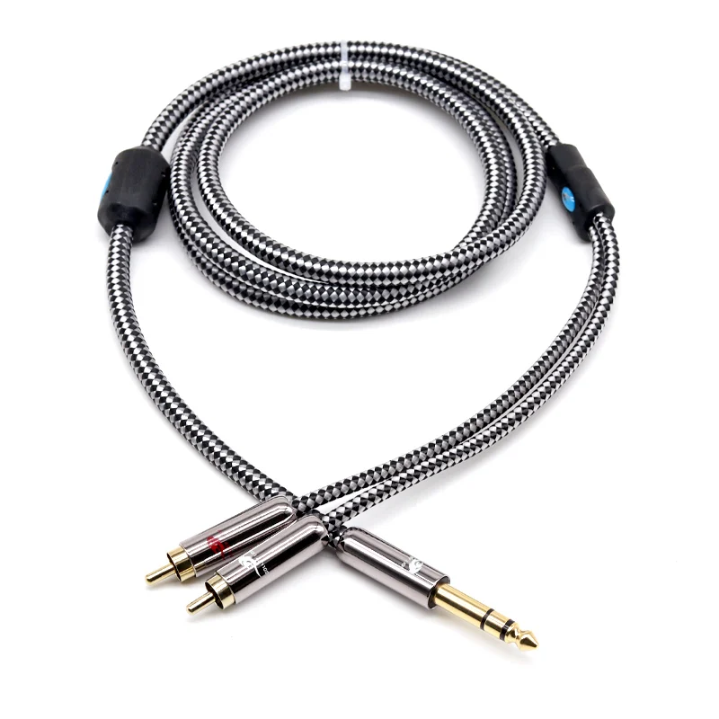 

Audio Cable RCA To 3.5 mm Jack Aux Cable Hifi Jack 3.5mm To 2RCA Splitter Cable For TV PC Amplifiers DVD Speaker Wire RCA