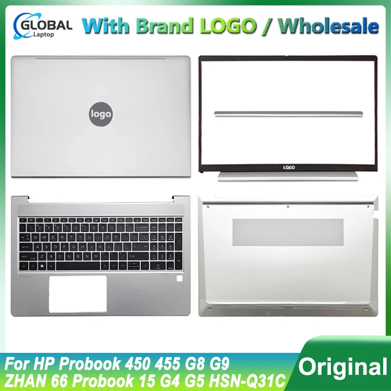 

Новинка для ноутбука HP Probook 450 455 G8 G9 ZHAN 66 Probook 15 G4 G5 HSN-Q31C, ЖК-дисплей, задняя крышка, рамка, Упор для рук, нижняя деталь