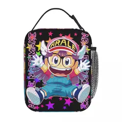 Cute Arale Norimaki Dr Slump borse per il pranzo con isolamento termico School Dr. Slump borsa portatile per Lunch Cooler Thermal Lunch Box