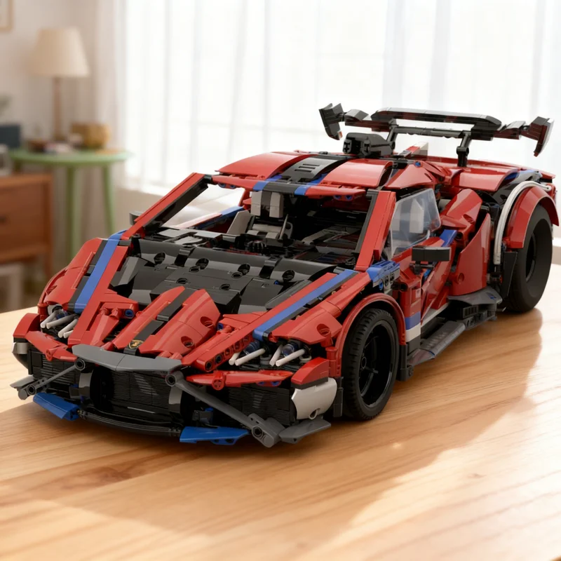 

2764pcs MOC Huran STO Drag Race Style Technical Model Building Blocks Construction Christmas Gifts Toy Creative DIY Idea Brick