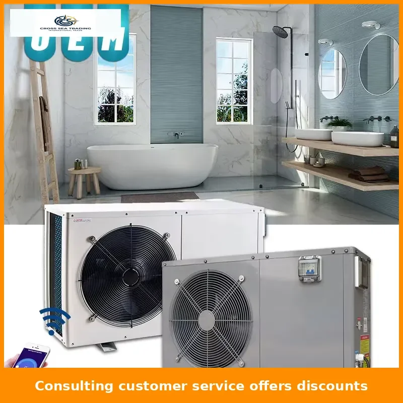 Domestic Hot Water Heating Up to 60°C Air-to-Water Split Heat Pump Heater with Water Tank Using R32 or R410A Refrigerant