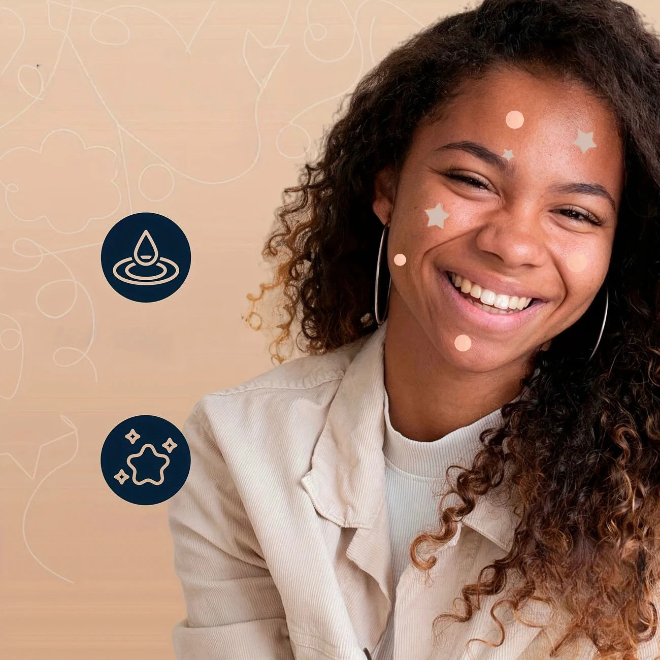 240 قطعة من رقع حب الشباب على شكل نجمة في 6 ألوان، مناسبة للحجم، يجب اقتناؤها للمكياج، مغر، ساحر، وجذاب.