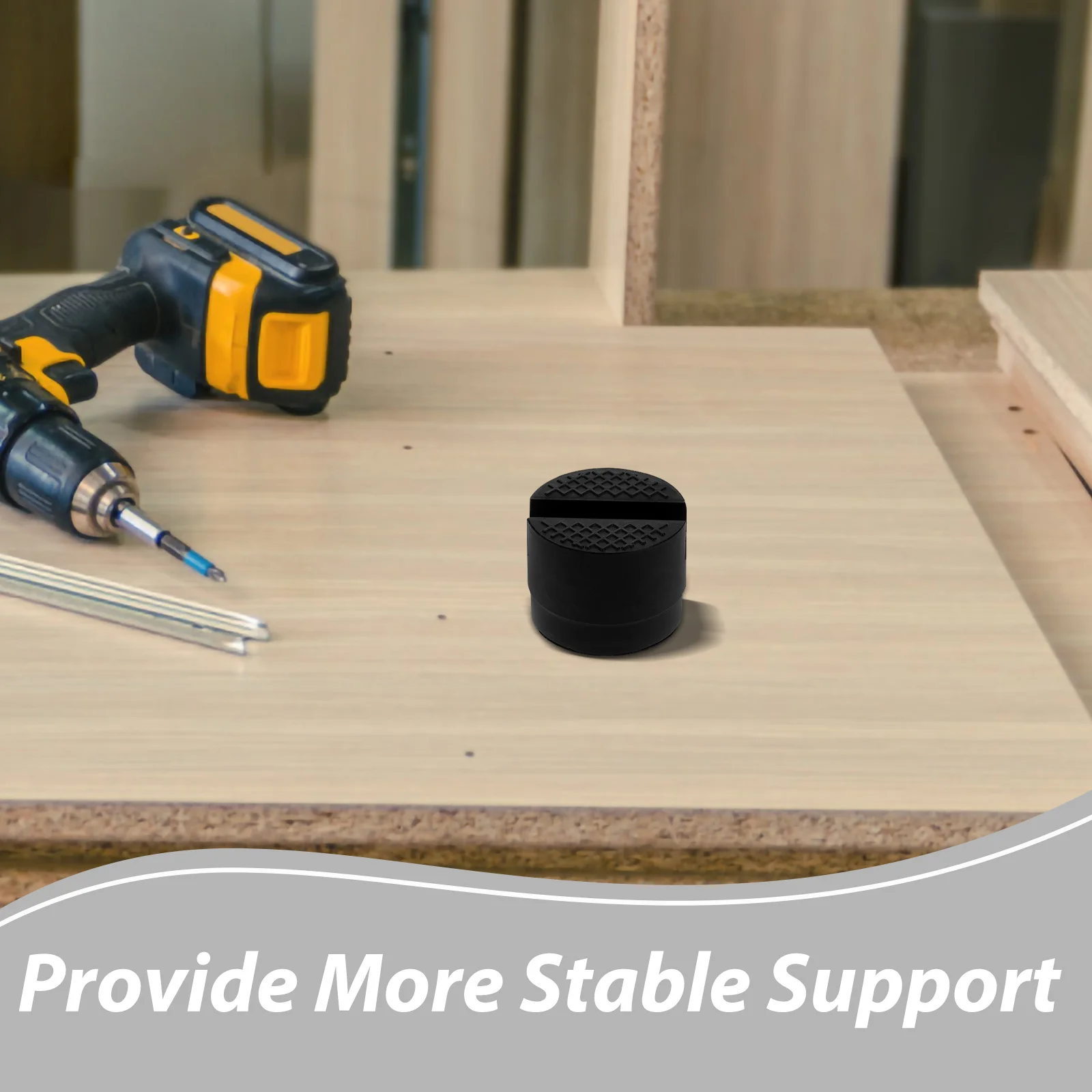 

Jack Pad Shock Absorption Anti-Slip Replacement Floor Jack Rubber Adapter Stand Pad Accessory Stability Safety