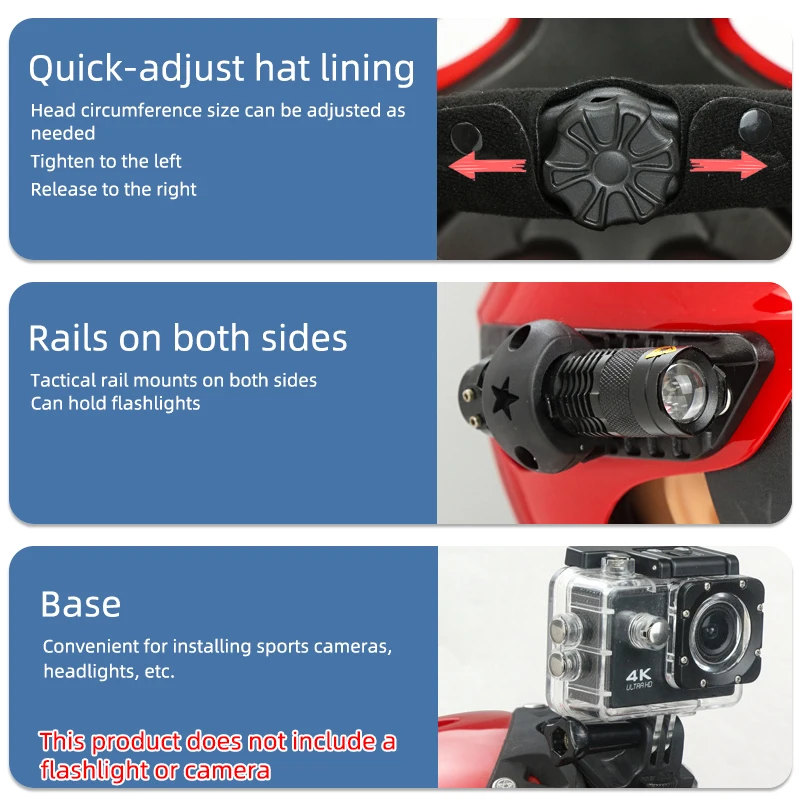 خوذة أمان للرياضات المائية مقاومة للصدمات وتهوية عازلة قابلة للتنفس ومحيط رأس قابل للتعديل وقاعدة ثابتة متعددة الوظائف