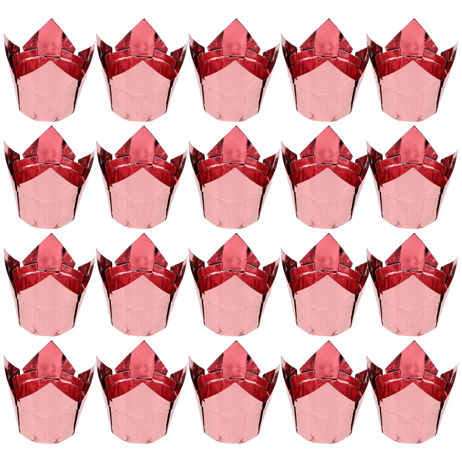 

50 Pcs Cake Cups Paper Muffin Baking Disposable Containers Decorative Creative Trays Oil Paper Kitchen Utensils High Temperature