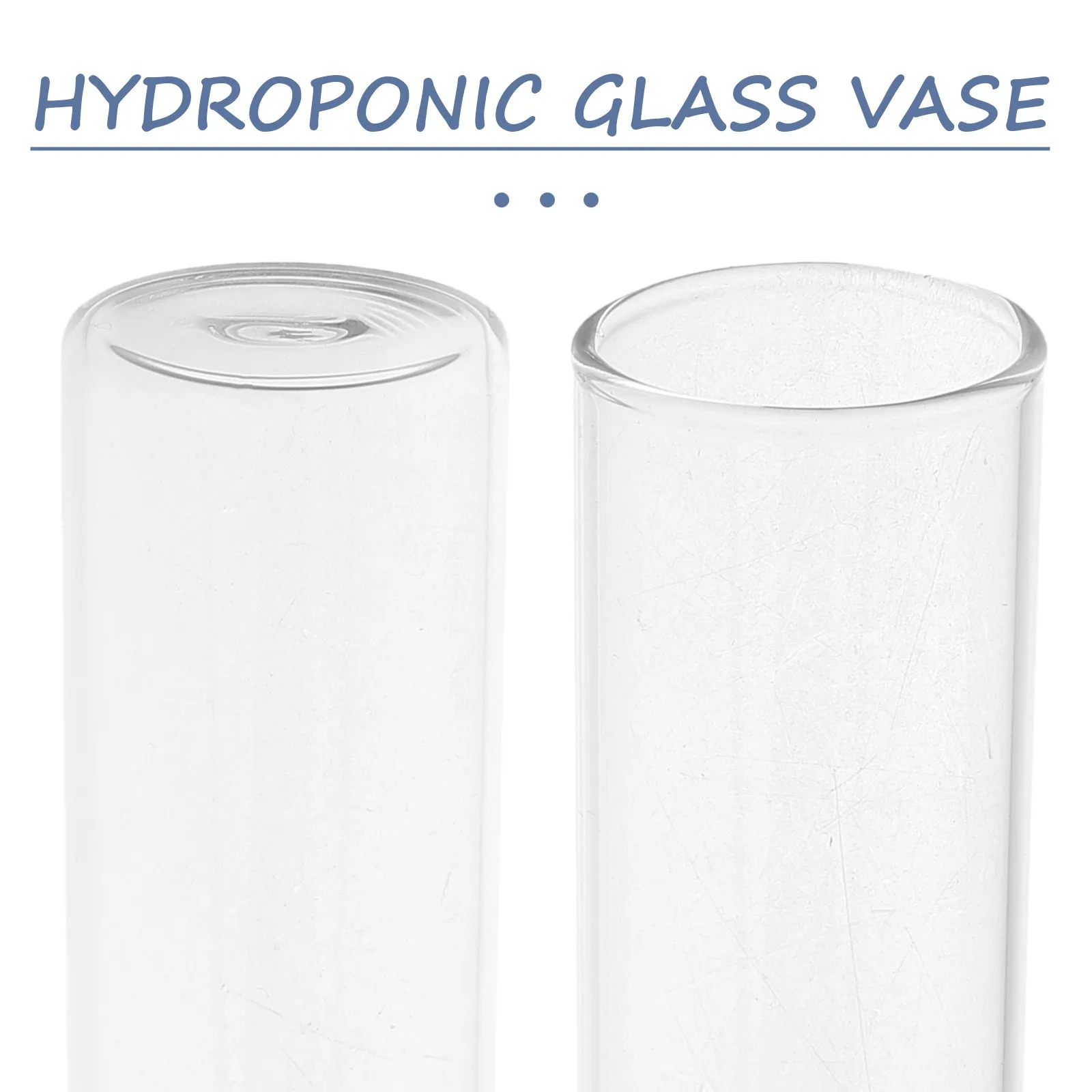 4Pcs Glass Test Tube Vase Set for Water Propagation Hydroponic Plants Decorative Flower Holder Modern Minimalist Home Decor view 6