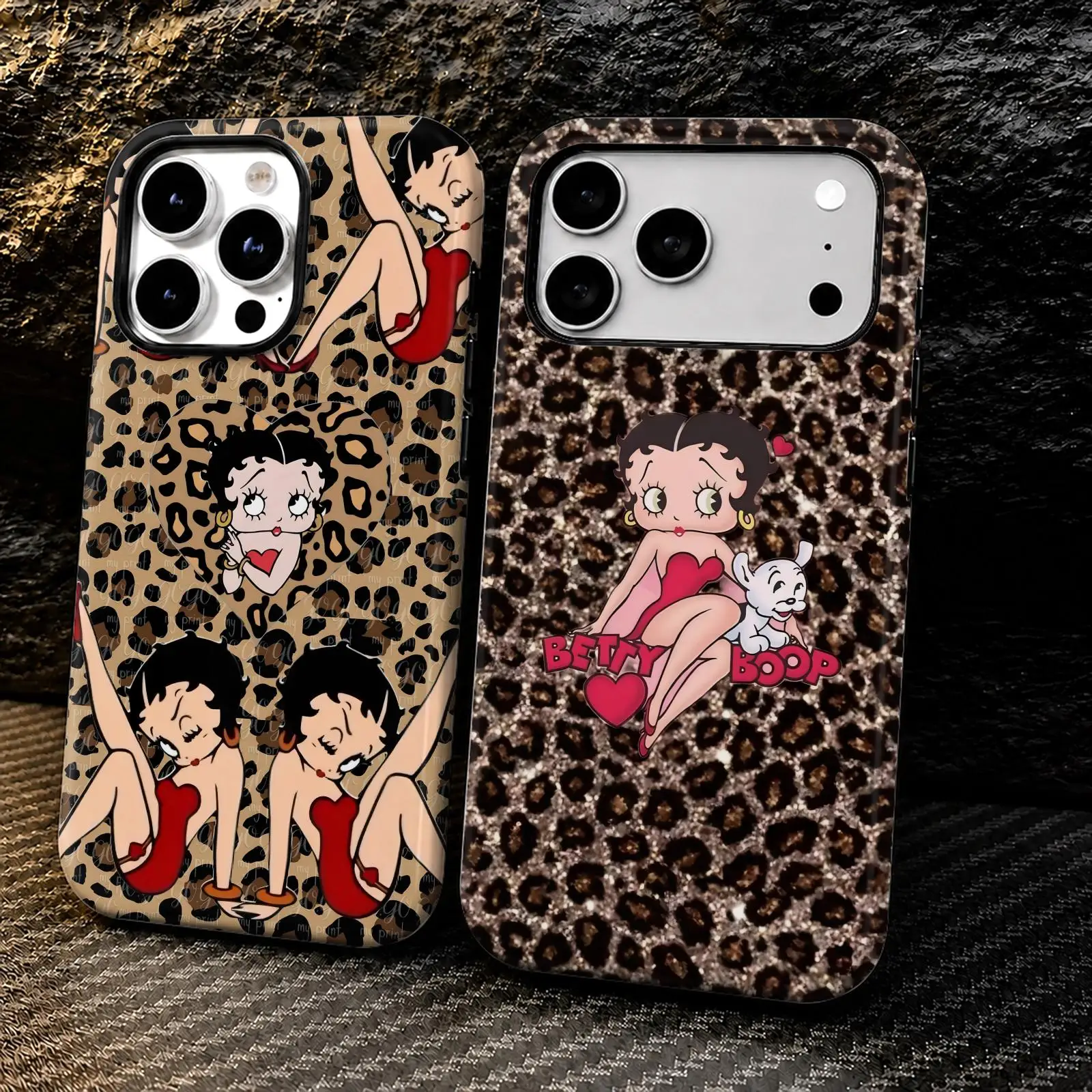 Чехол для телефона с аниме-девушкой B-BettyS для iPhone 17 16 15 14 13 12 11 Pro Max Air, двухслойный, противоударный, защитный, 2-в-1