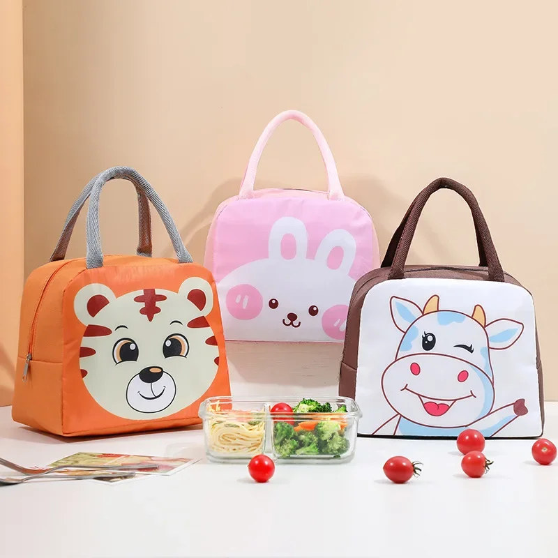 

Creative Portable Insulated Thermal Lunch Box Picnic Supplies Bags Cartoon Lunch Bag Box Lunch Bags for Women Girl Kids Children