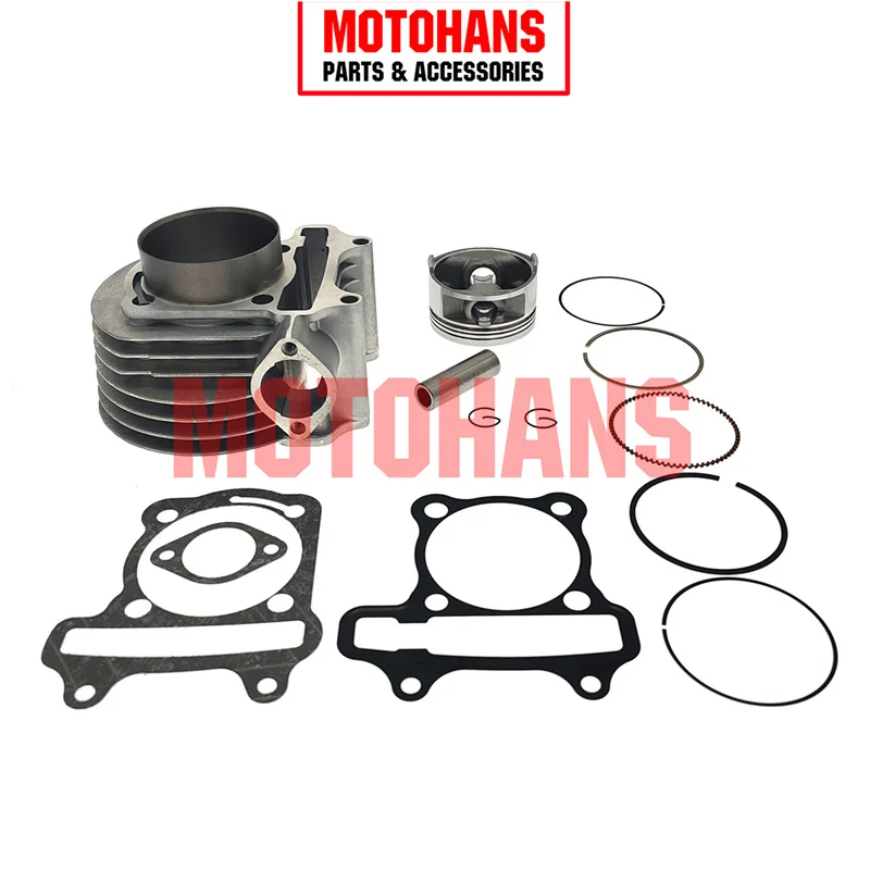 

HM1405283 GY6 175CC 62MM BIG BORE CYLINDER KIT AND PISTON 15MM PIN SCOOTER ENGINE PARTS FOR 157QMJ CHINESE SCOOTERS ATV GO KART