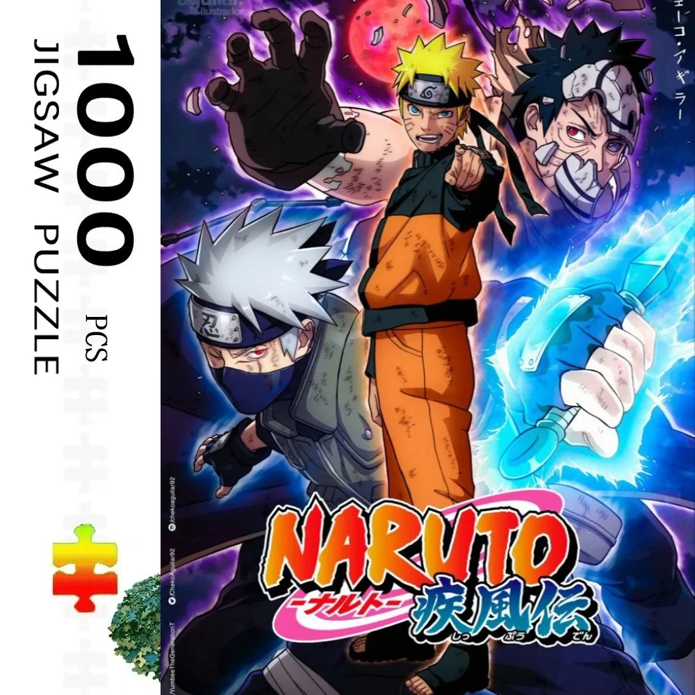 

Пазл «Наруто» из 1000 деталей, класс 7, для домашнего декора, головоломка для взрослых, семейные развлечения, напольные пазлы, развивающие игрушки для детей
