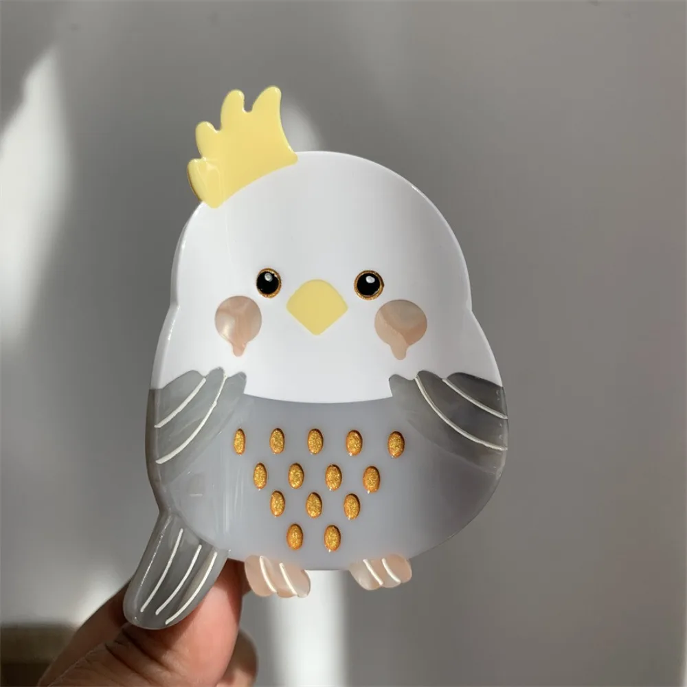 

Personalized Cartoon Acetate Hair Claw Parrot Sweet Animal Hair Clip Acetic Acid Headdress Bird Shark Clip Daily