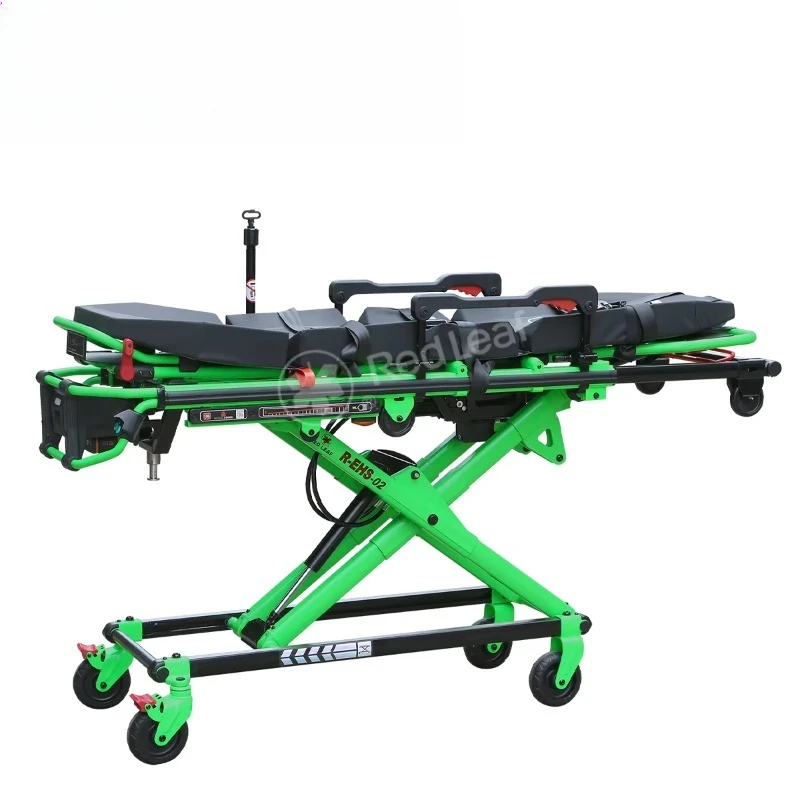 

Powered Ambulance Stretcher Electric Automatic Loading Stretcher Collapsible