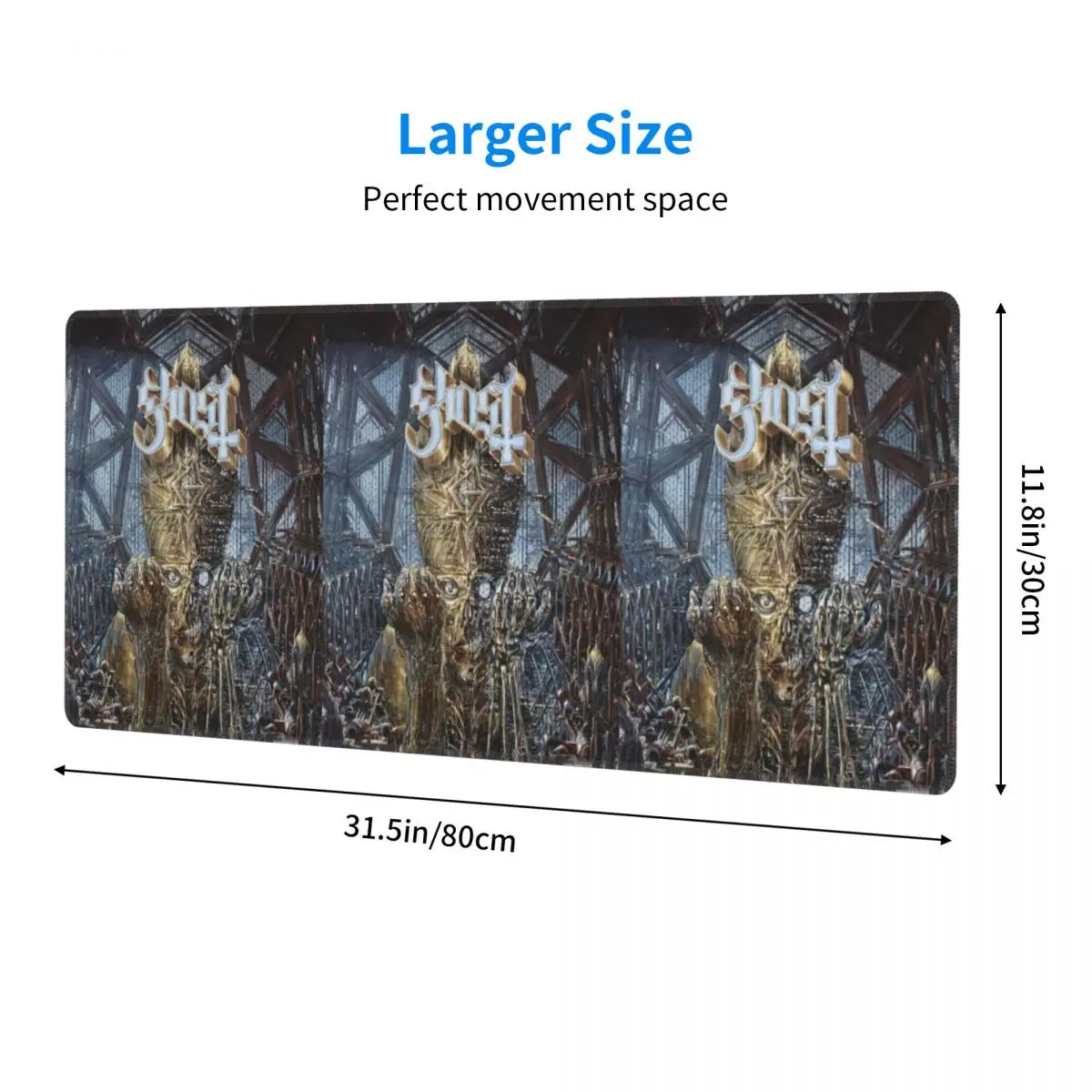 IMPERA Ghost Heavy Metal Band Large Mouse Pad Computer Keyboard Mouse Mat Gaming PC Laptop Desk Mat Table Mats