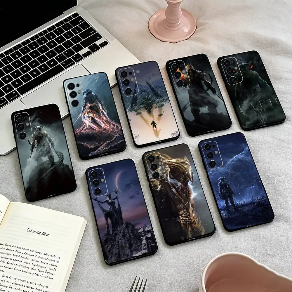 GameS B-Bloodborne Phone Case For Samsung S25,S24,S21,S22,S23,S30,Ultra,S20,Plus,Fe,Soft Silicone Black Cover