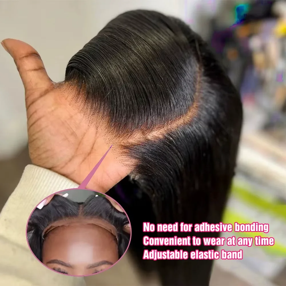 

Wear Go Glueless Wig 36 40 Inch Bone Straight 13x6 HD Lace Frontal Wig Ready To Go Human Hair 7x5 HD Бесклеевые парики Предварительно выщипанные