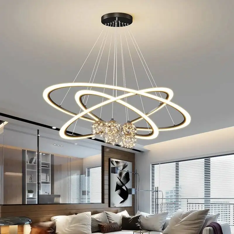 Luz LED acrílica con diseño moderno, iluminación interior, accesorio de techo decorativo, ideal para un diseño Living R, Bedr o comedor,