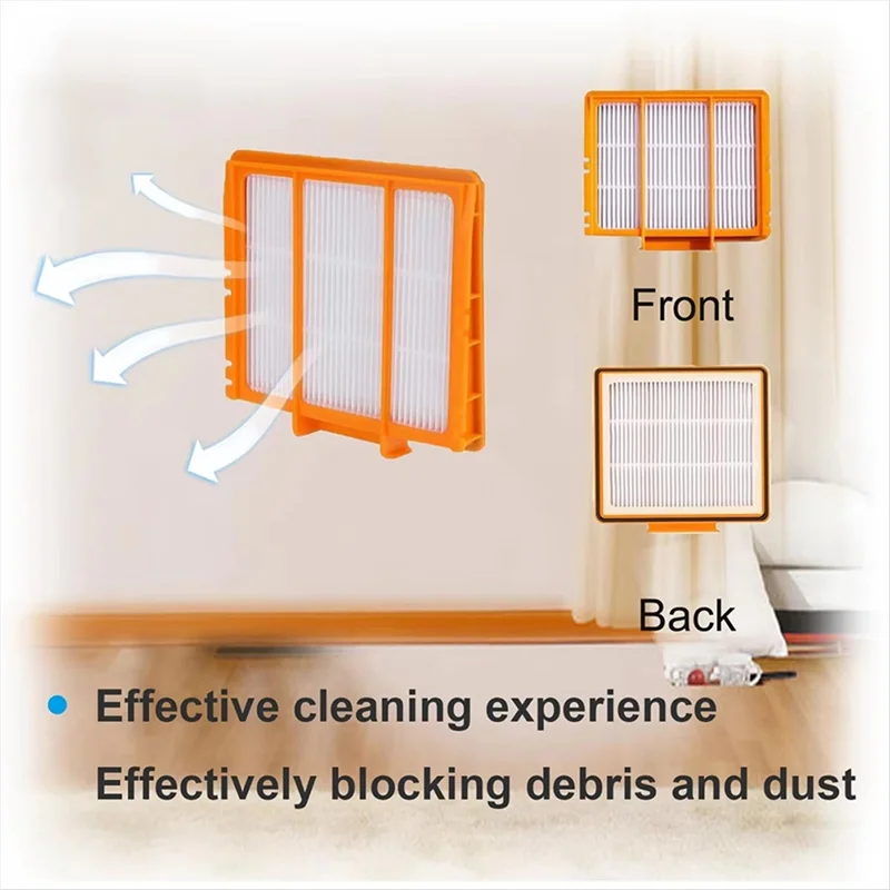 ABVI-فلتر بديل للمكنسة الكهربائية الروبوتية لسمك القرش AV2501AE/AV2502AE