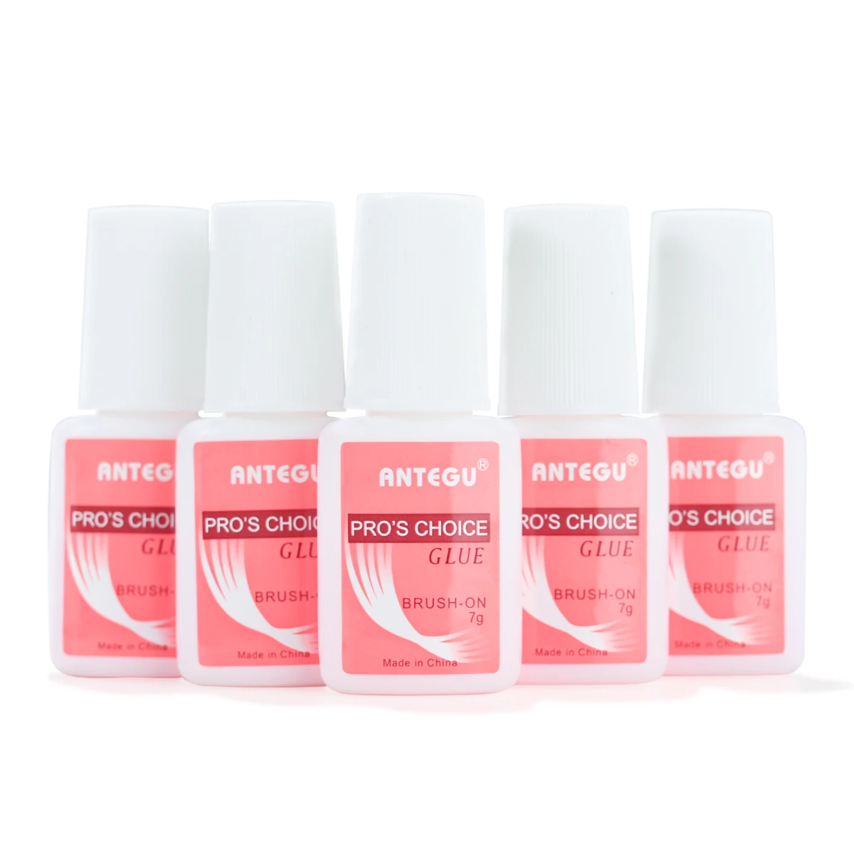 6 Bottles Super Strong Nail Glue For Nail Tips,Acrylic Nails and Press On Nails (7ml) Nail Bond Brush On Nail Glue For Press On