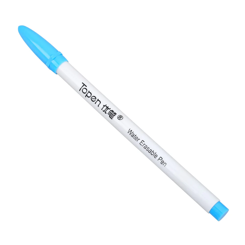 Sewing Pen SINGLE TIP, Only  Blue ,AUTO VANISHING AIR ERASABLE PEN  Marking Fabric  Disappear By Itself FCBL-011(B)