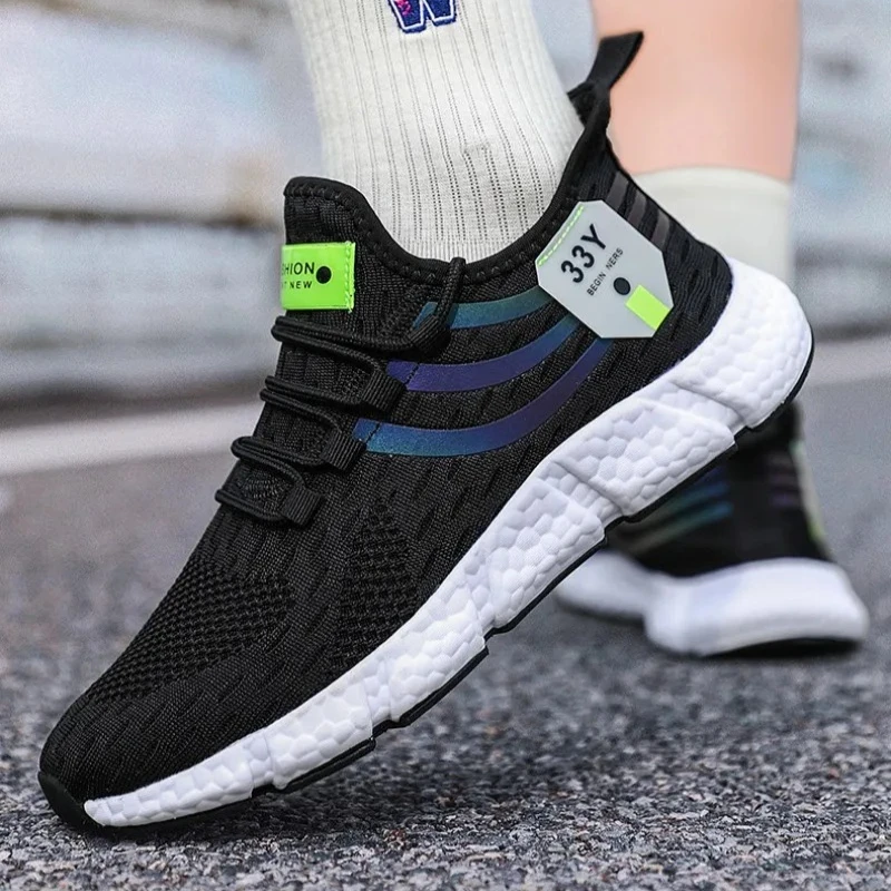 Lässige Sportschuhe für Herren, atmungsaktiv, leicht, Mesh, Sommersport, 2025, modische Designer-Sneaker für Herren