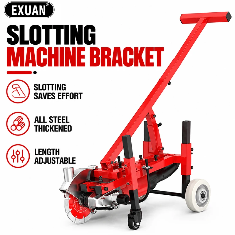 Hand-push Type Floor Slotting Rack Sub-concrete Road Cutting Machine Bracket Hydropower Installation Concrete Slotting