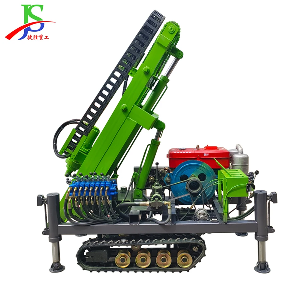 New crawler pile driver 30 meters deep high efficiency pile driver crawler stabilized chassis drilling rig