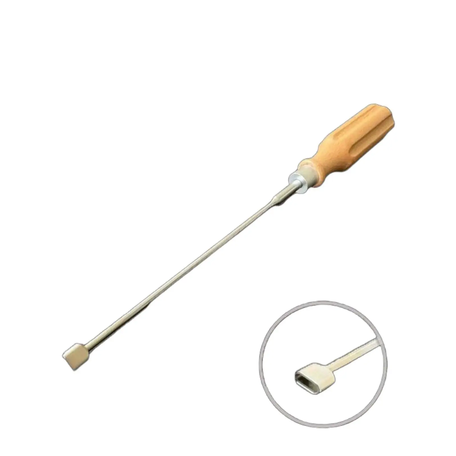 Professional Grade Piano Tuning Wrench with Ergonomic Beech Handle for Precise Hammer and Action Regulation
