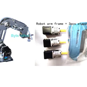 ذراع روبوت متدرج معدني كامل ، ذراع ميكانيكي 4 Aixs ، طقم مفكك حامل طاولة منزلق لنموذج الروبوت الصناعي ، مخلب السائر أفضل 12 ذراعا روبوتية صناعيا مبيعا - رقم 5