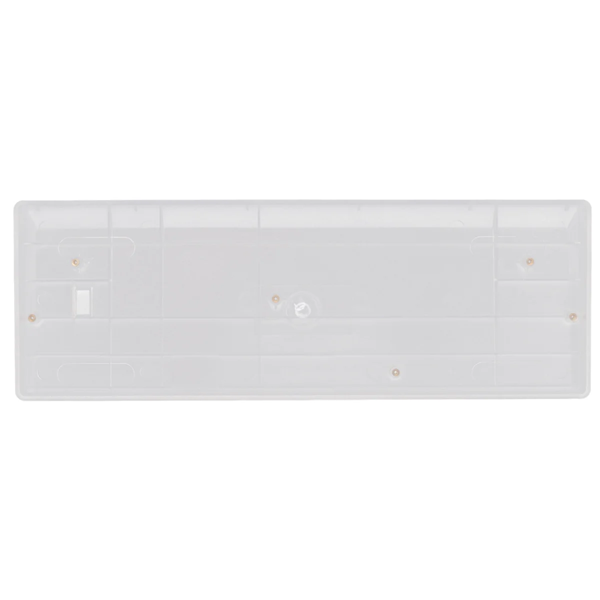 New Plastic Case for 60% Mechanical Keyboard Plastic Shell Fits Most Mini Mechanical Keyboard GH60 A60 DZ60 XD60 Clear