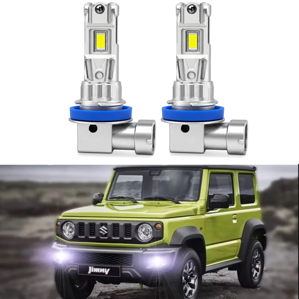 

2pcs Led Car Fog Lights Bulb For Suzuki Jimny Accessories 2005 -2015 LED Front Fog Lamp Canbus 6000K CSP Chips