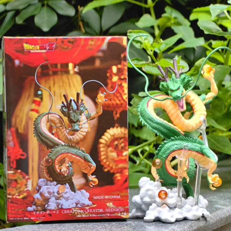 New Anime Figure Dragon Ball Creator Green Shenron Pvc Statue Model Toys Surrounding Collect Desktop Decoration Children Gifts