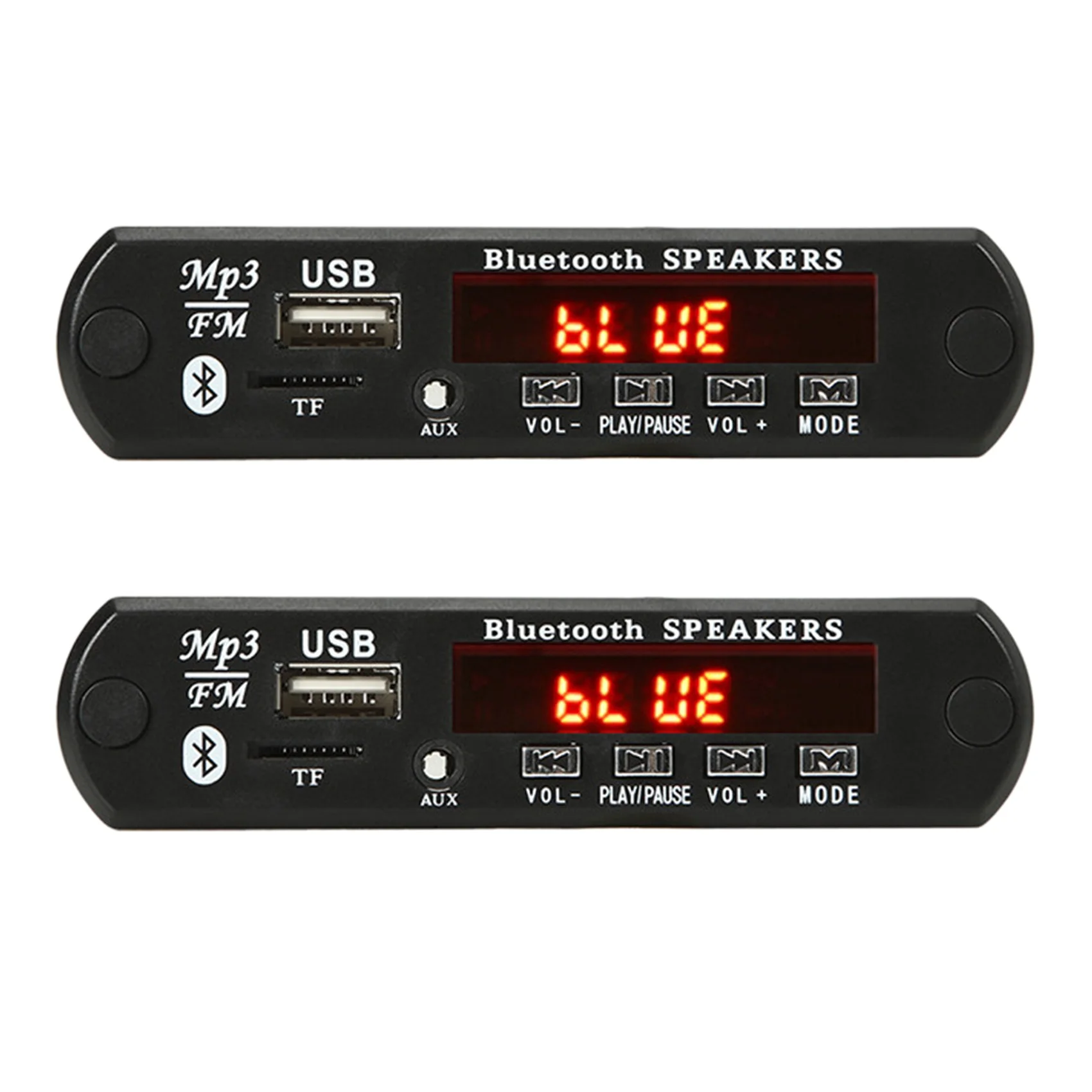 B50B-2Pcs 2X15W مكبر للصوت MP3 فك مجلس 12 فولت بلوتوث 5.0 30 واط سيارة راديو FM وحدة دعم TF USB AUX #2