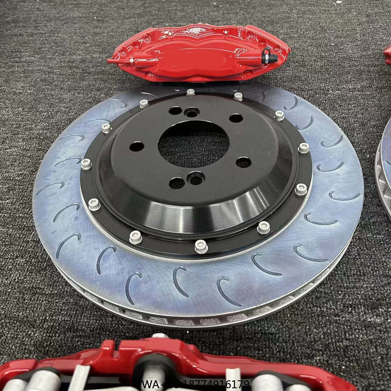 Frente vermelha 6 pote traseiro 4 pote traseiro 355mm 362mm 380mm pinça de freio para f10 x5 kia suzuk