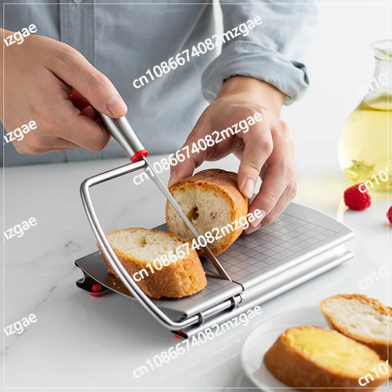 Kitchen utensils with graduated stainless steel cheese slicer ham cutter butter cheese splitter
