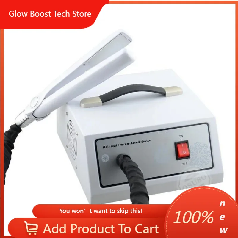 

GB360 Cold Pain Flat Iron Slimming Cool Hair Cryo Machine Criolipolisis Hair Straightener And Styler for Salon And Home Use