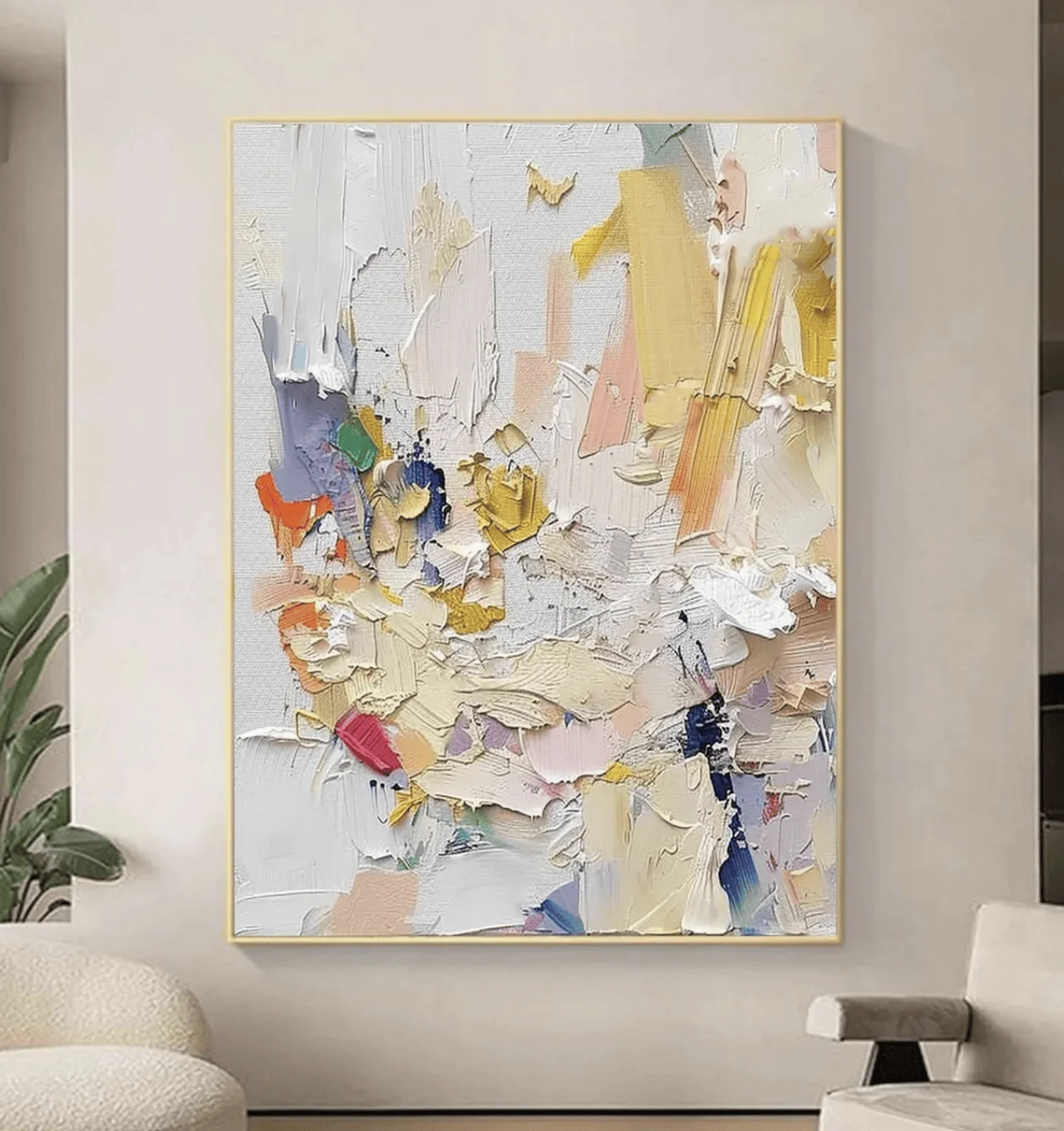 Painting Knife Palette - Многоцветные абстрактные картины в технике импасто,