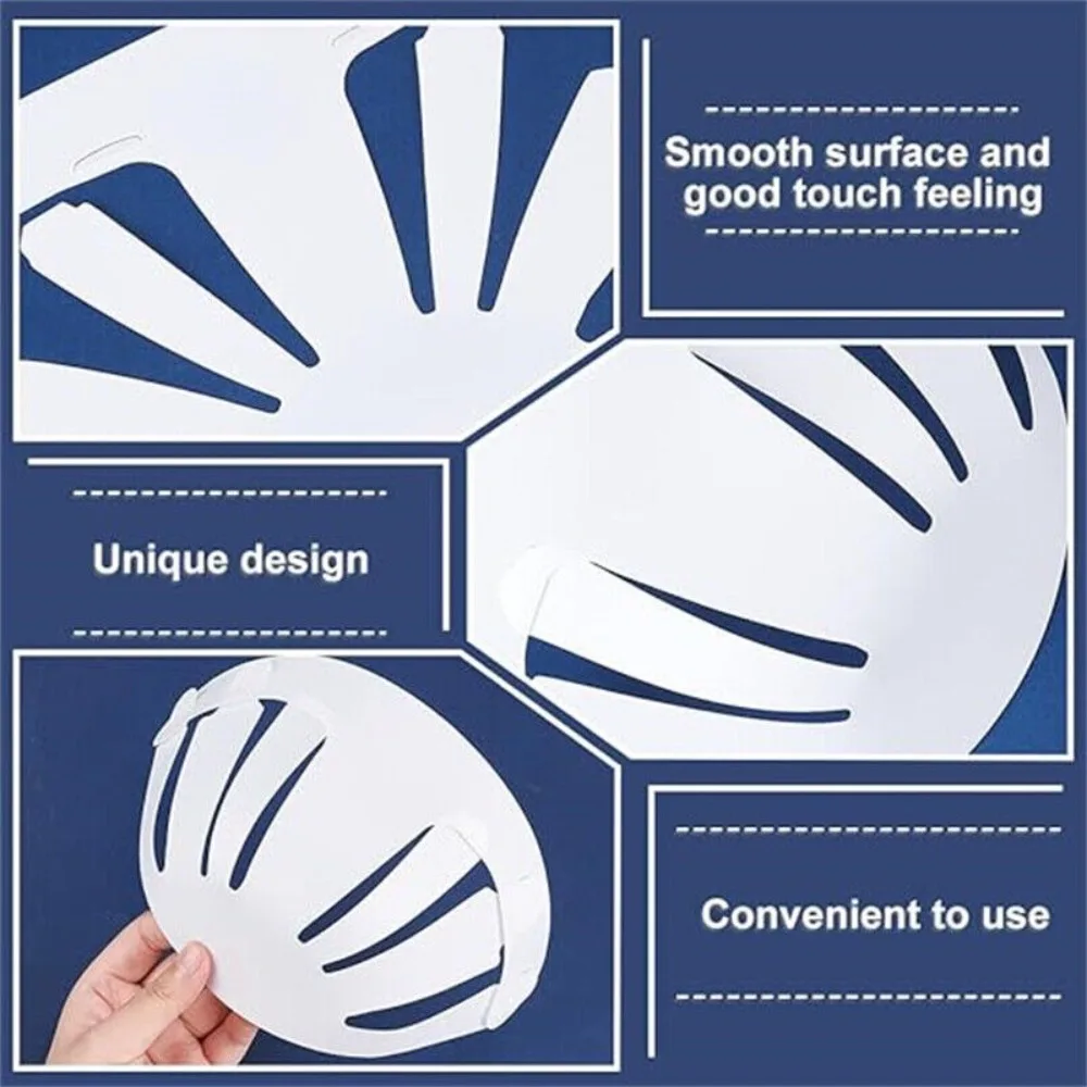 10Pcs Protector Holder Hat Insert Caps Liners Universal White Hat Inner Support Baseball Hat Shaper Anti Deformation view 4
