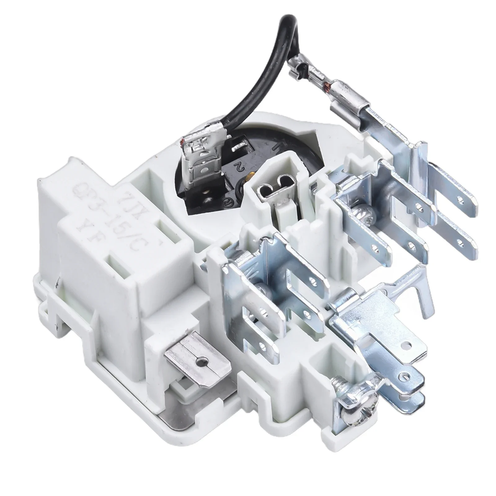 

1pc QP3-15/C PTC Starter Compressor Relay Overload Protector For Refrigerator Parts Plastic+Metal Easy & Convenient Installation