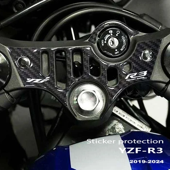 Motorfiets Tank Grip Pads voor YZF R3 R3 YZFR3 2019-2023 Protector 3D Sticker Tank Traction Pad Side anti-Slip Stickers