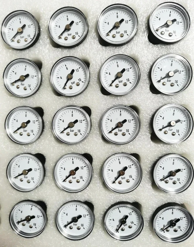 Axial No Front Pressure Gauge Y60Z Pneumatic Air Storage Tank Pressure Indicator 0-0.6/1/1.6 Mpa Hydraulic Gauge